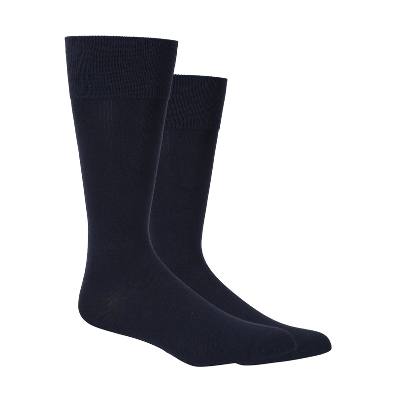 PACK 2 PARES CALCETINES BAMBOO HOMBRE 200-AZUL A - 1