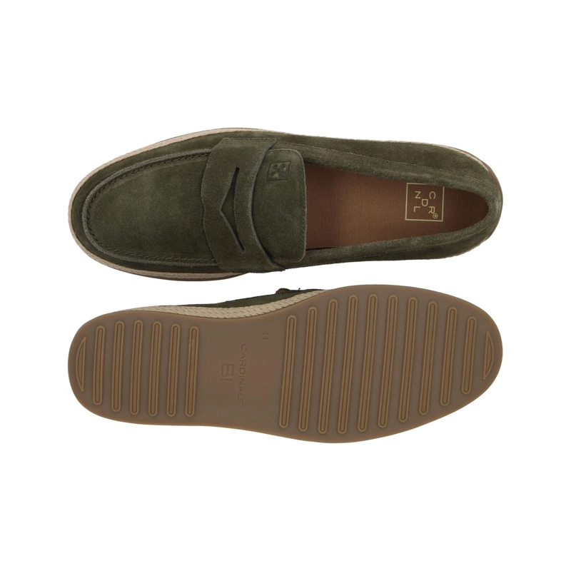 MOCASINES HOMBRE CUERO PORTSIDE-4-02 VERDE - 3