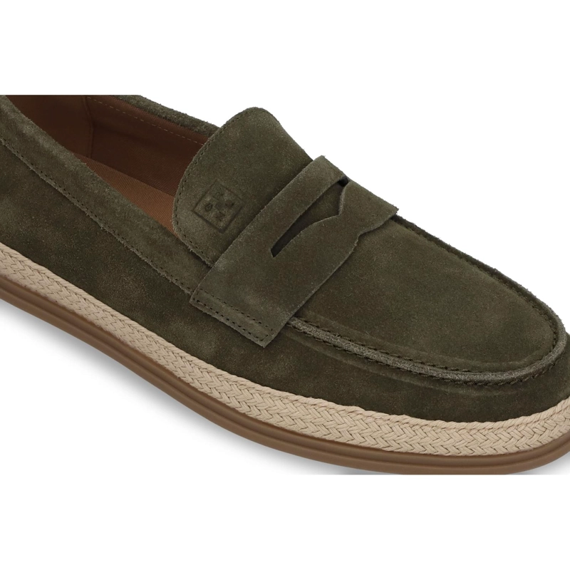 MOCASINES HOMBRE CUERO PORTSIDE-4-02 VERDE - 4