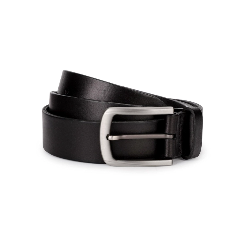 CINTURON CUERO HOMBRE CINT-V001-NEGRO - 1