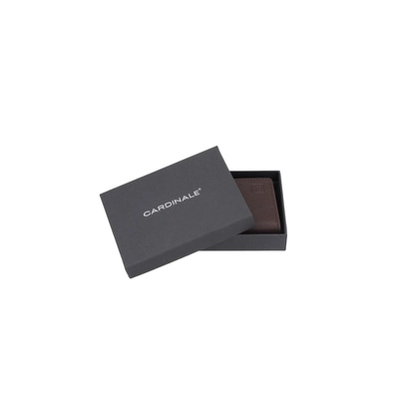BILLETERA DELUXE BOX HOMBRE CUERO CAFE  BILLET-BOX1 - 1