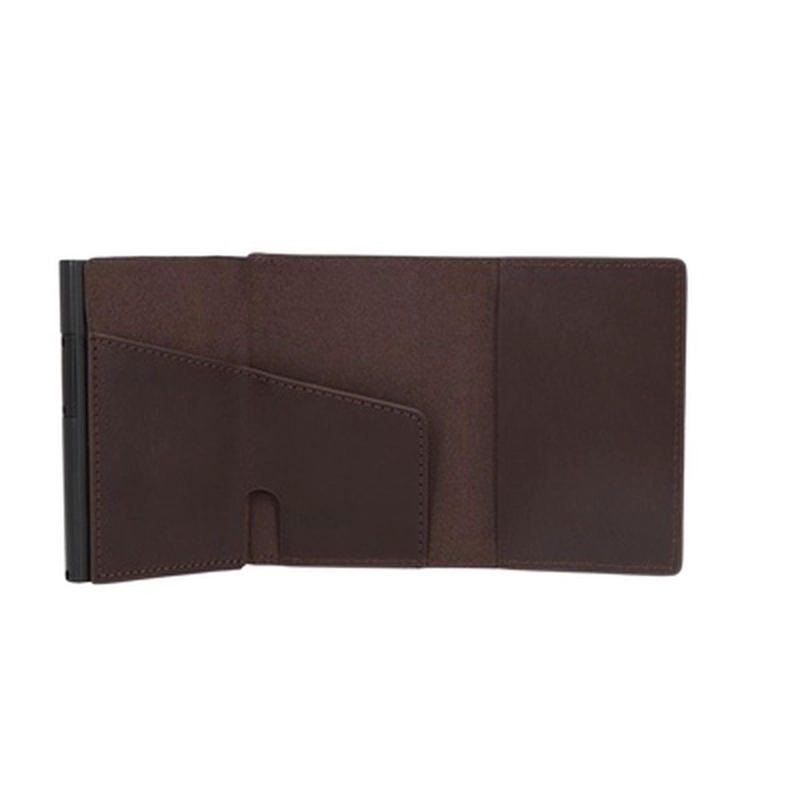 BILLETERA DELUXE BOX HOMBRE CUERO CAFE  BILLET-BOX1 - 2