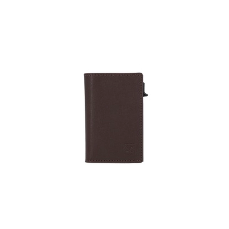 BILLETERA DELUXE BOX HOMBRE CUERO CAFE  BILLET-BOX1 - 4