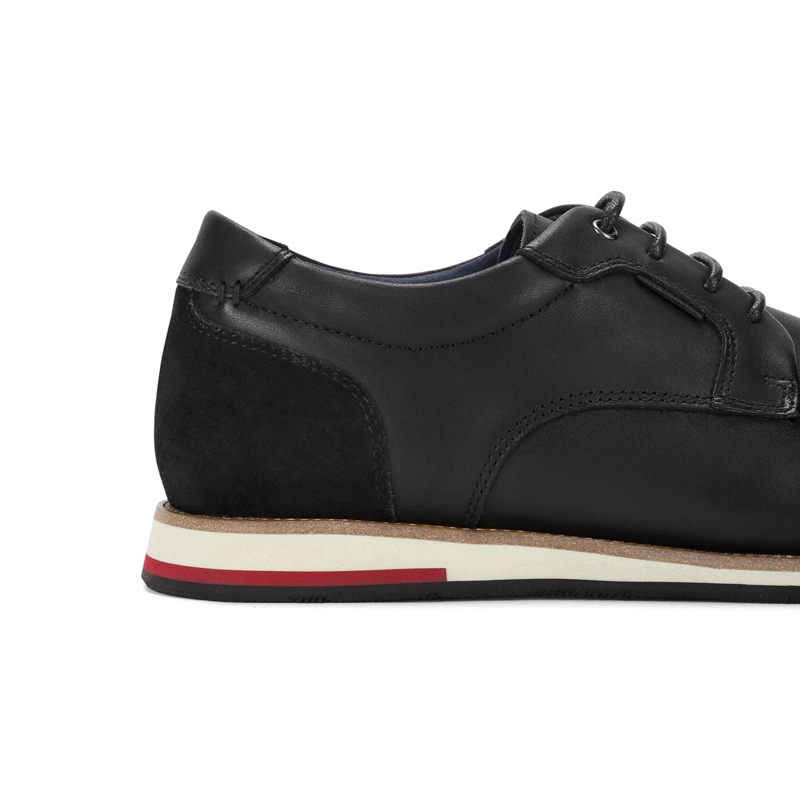 ZAPATOS FORMAL SPORTY HOMBRE CUERO SHELFORD NEGRO CARDINALE - 5