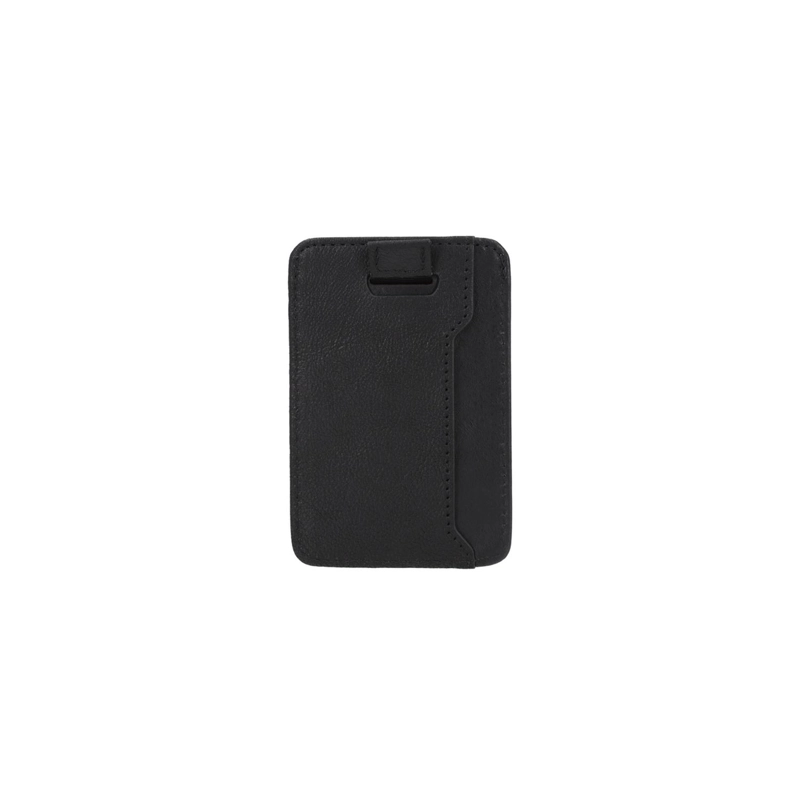 BILLETERA TARJETERO CUERO HOMBRE CON TIRADOR NEGRO CARDINALE - 3