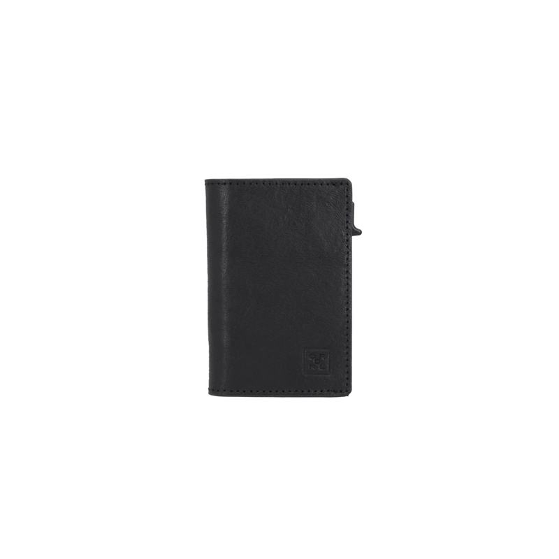 BILLETERA CUERO HOMBRE DELUXE CON CAJA DE REGALO NEGRO CARDINALE - 2