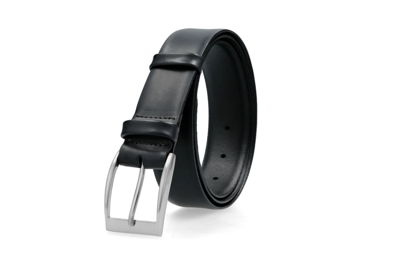 CINTURON CUERO HOMBRE ACABADO BRILLANTE NEGRO CARDINALE - 2