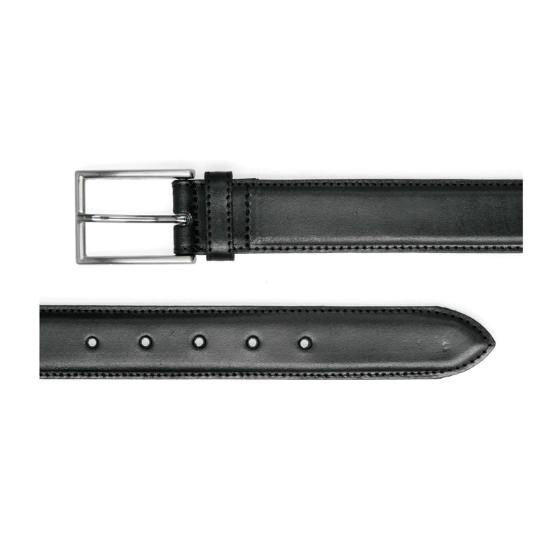 CINTURON CUERO HOMBRE COSTURA EN EL BORDE NEGRO CARDINALE - 2