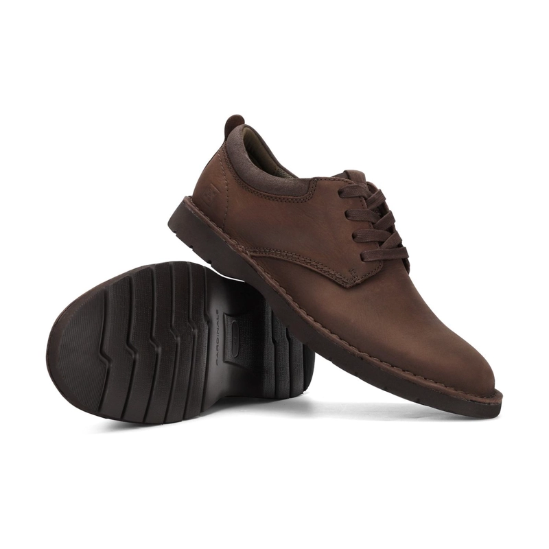 ZAPATOS CASUAL HOMBRE CUERO BRUXTON CAFE CARDINALE - 1
