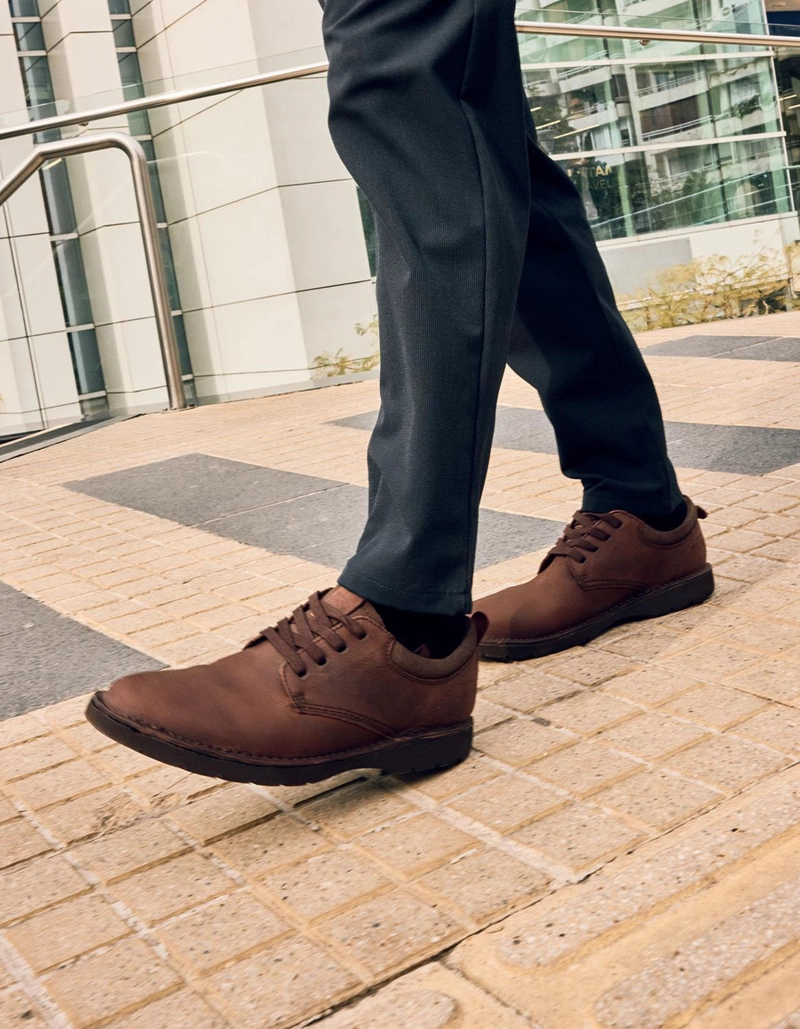 ZAPATOS CASUAL HOMBRE CUERO BRUXTON CAFE CARDINALE - 7