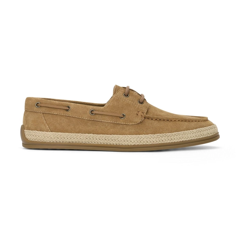 ALPARGATAS ESTILO NAUTICO HOMBRE CUERO PORTSIDE BRANDY CARDINALE - 2