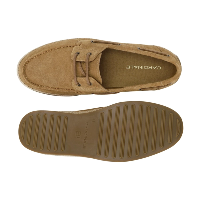 ALPARGATAS ESTILO NAUTICO HOMBRE CUERO PORTSIDE BRANDY CARDINALE - 3