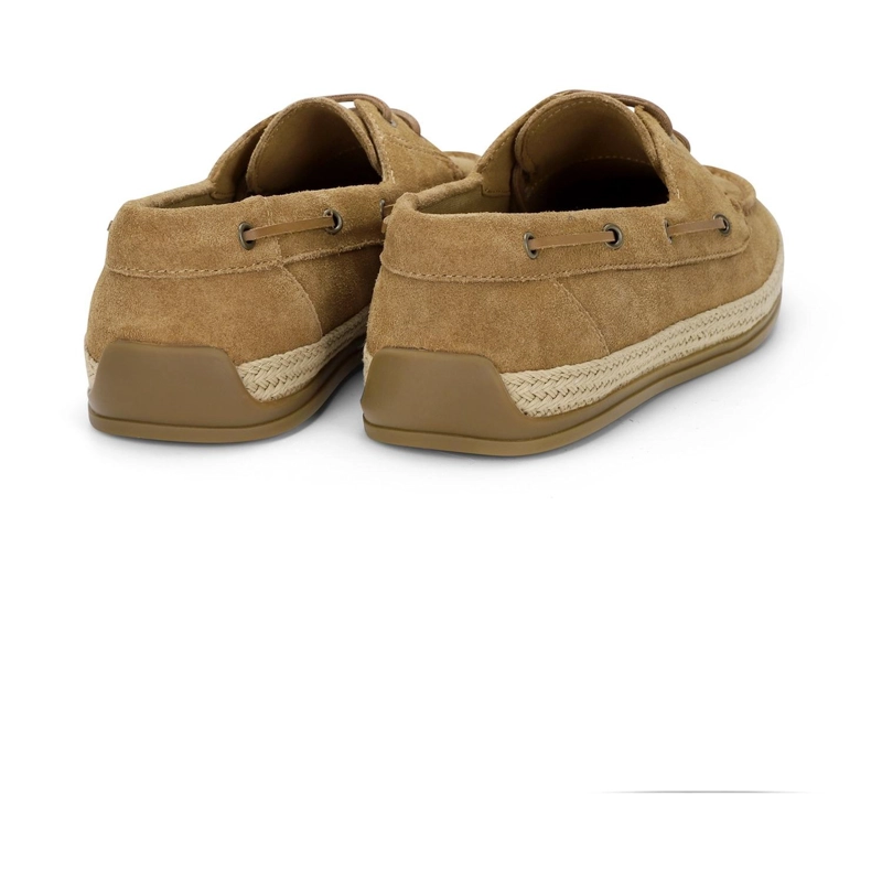ALPARGATAS ESTILO NAUTICO HOMBRE CUERO PORTSIDE BRANDY CARDINALE - 4