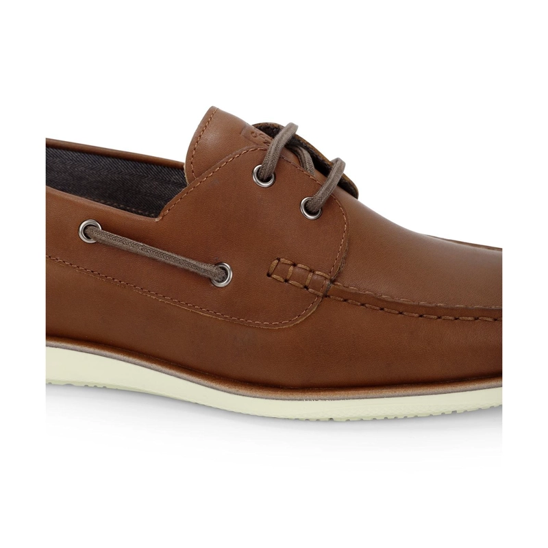 ZAPATOS MOCASIN NAUTICO HOMBRE X-LIGHT CUERO DOCKWALK BRANDY CARDINALE - 5