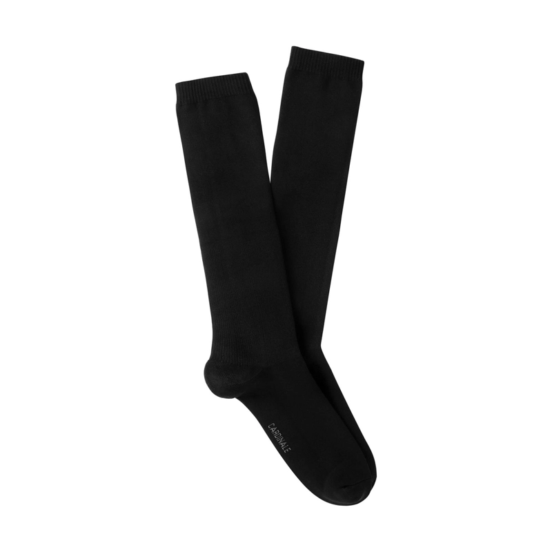 CALCETINES ALGODON HOMBRE TRAVEL AND REST NEGRO CARDINALE - 1
