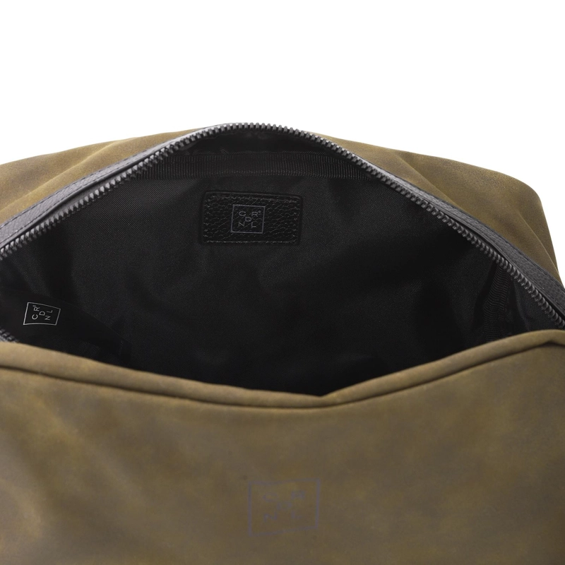 NECESER TEXTIL HOMBRE IBIZA EFECTO CUERO CAFE  CARDINALE - 5