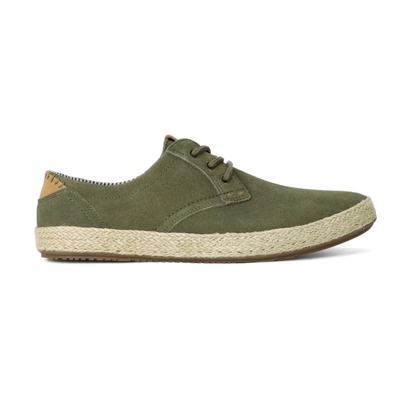 ALPARGATAS 24 FLEX HOMBRE CUERO VALLARTA VERDE CARDINALE - 2