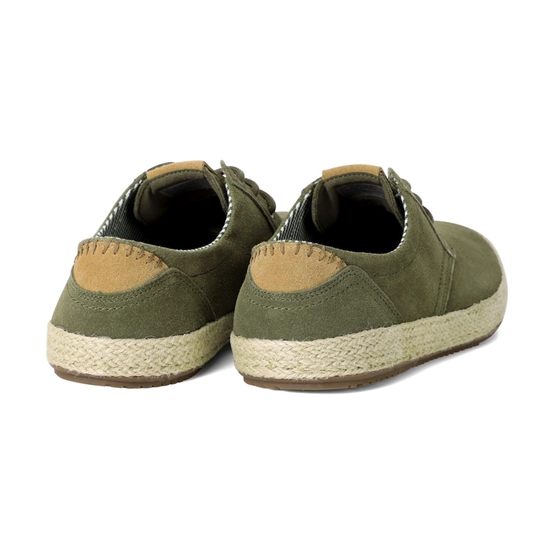 ALPARGATAS 24 FLEX HOMBRE CUERO VALLARTA VERDE CARDINALE - 4