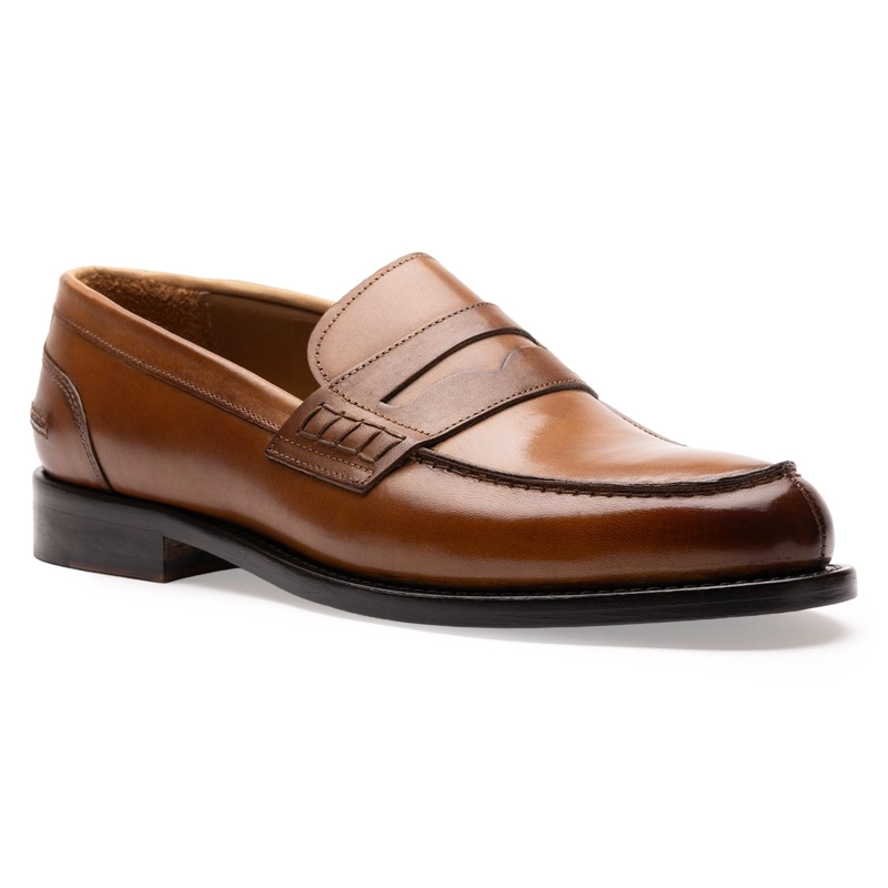 MOCASINES FORMALES HOMBRE SUELA CUERO HECHO EN ITALIA MAGNO MARCHESE-4-10 BRANDY Cafe claro 43