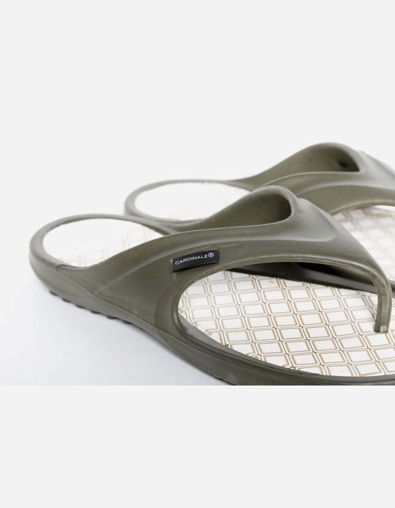 SANDALIAS HOMBRE GOMA CORAL VERDE CARDINALE - 1