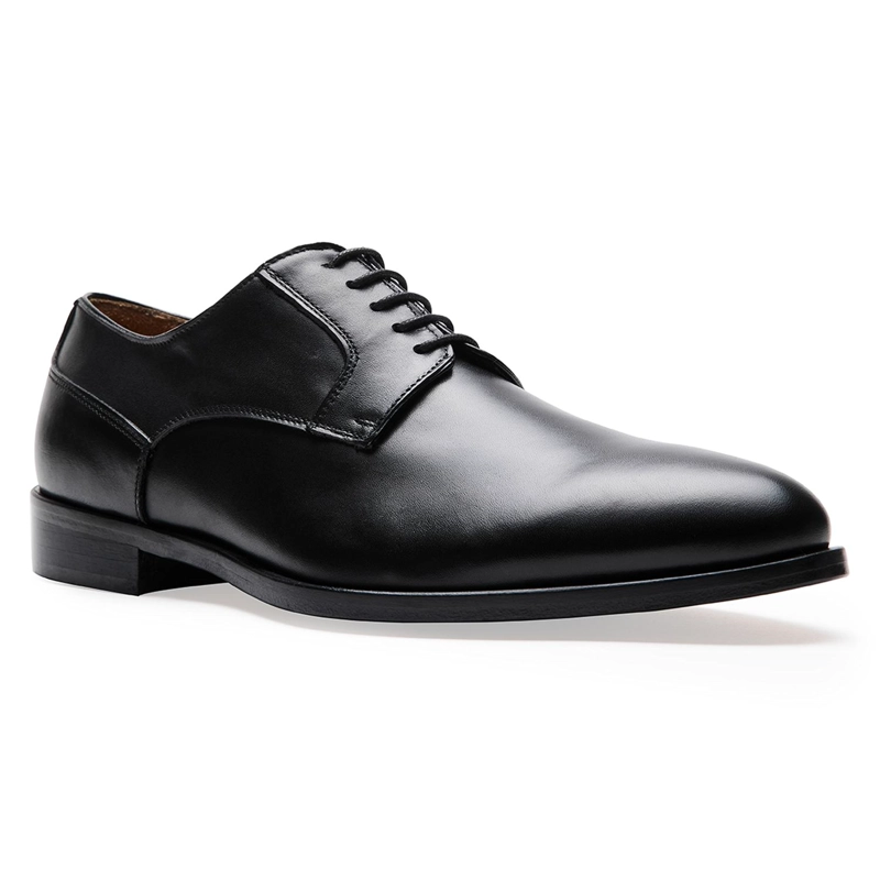 ZAPATOS FORMALES HOMBRE SUELA CUERO MAGNO MONTENAPOLEONE-0-10 NEGRO - 1