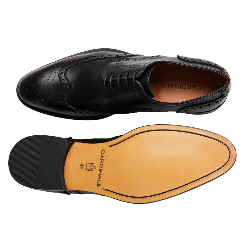 ZAPATOS FORMALES HOMBRE SUELA CUERO MAGNO SENATO-0-03 NEGRO - 3