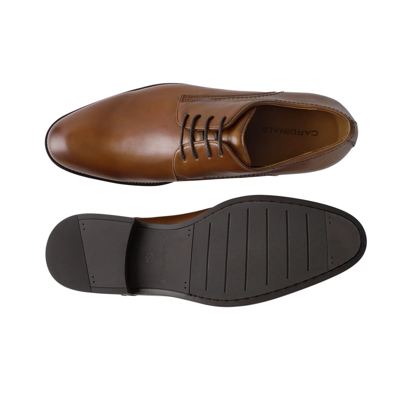 ZAPATO FORMAL HOMBRE CUERO DERBY FORTRESS BRANDY - 3