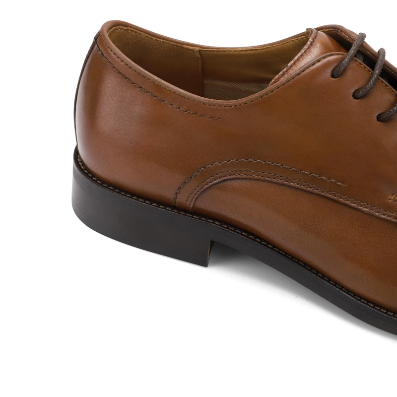 ZAPATO FORMAL HOMBRE CUERO DERBY FORTRESS BRANDY - 5