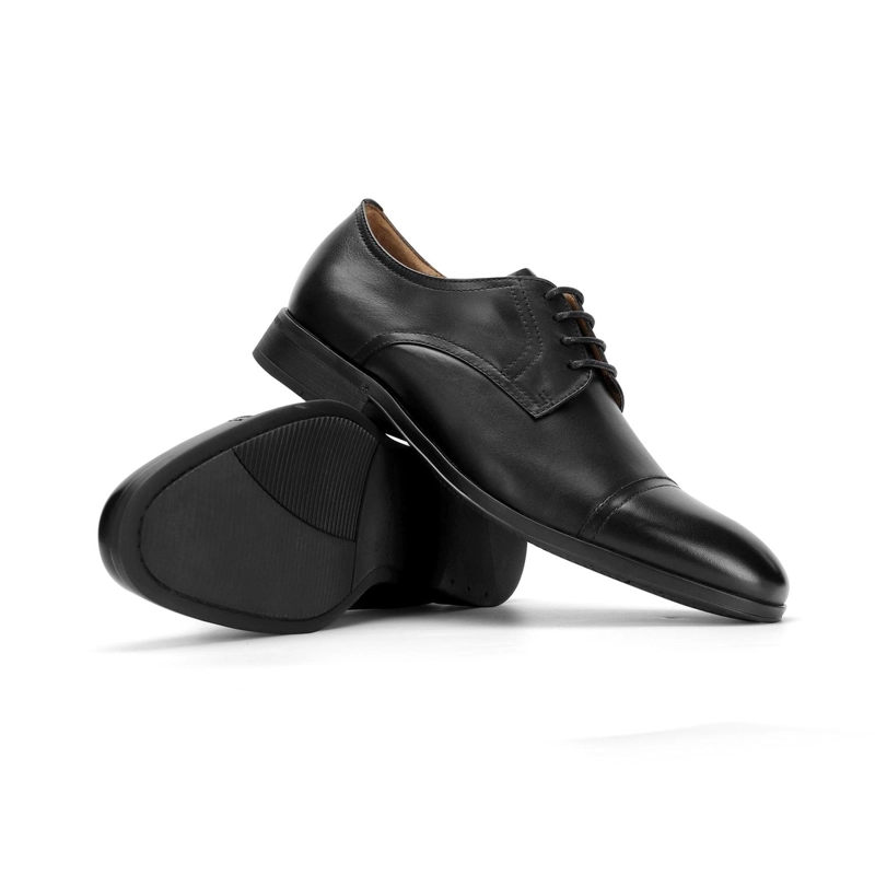 ZAPATOS FORMALES HOMBRE CUERO NEGRO ROWVILLE CARDINALE - 6