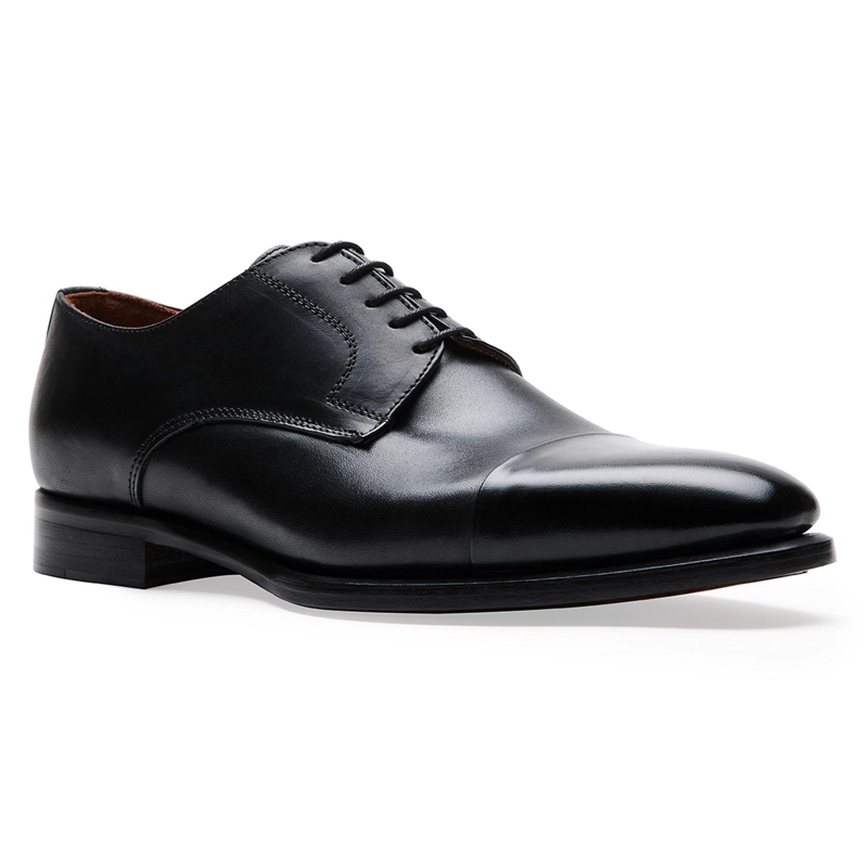 ZAPATOS FORMALES HOMBRE SUELA CUERO MAGNO NEGRO BIGLI CARDINALE - 1