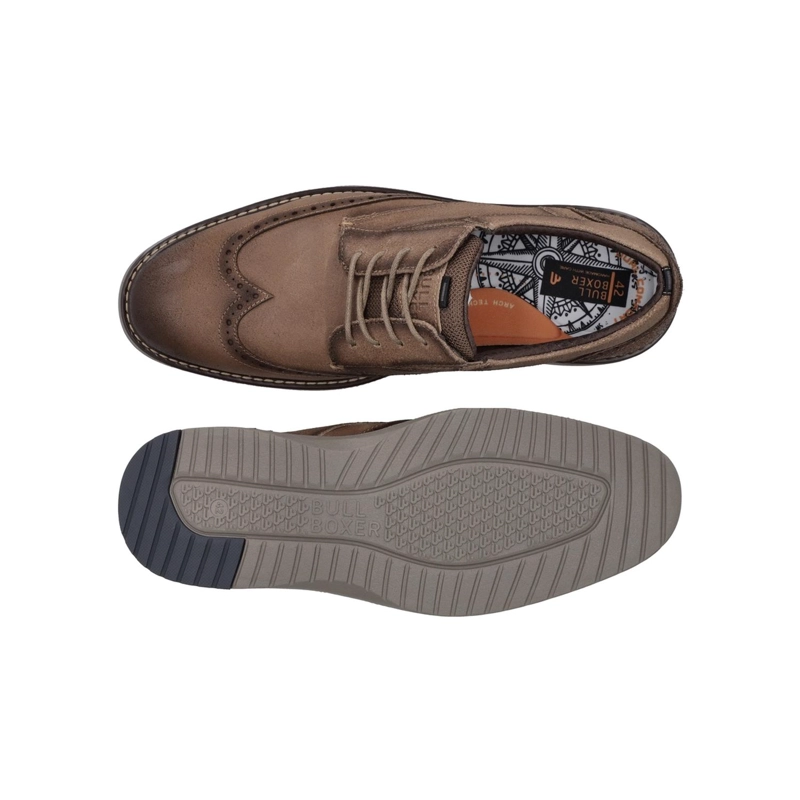 ZAPATOS FORMALES HOMBRE CUERO TAUPE CRIEFF BULLBOXER - 3