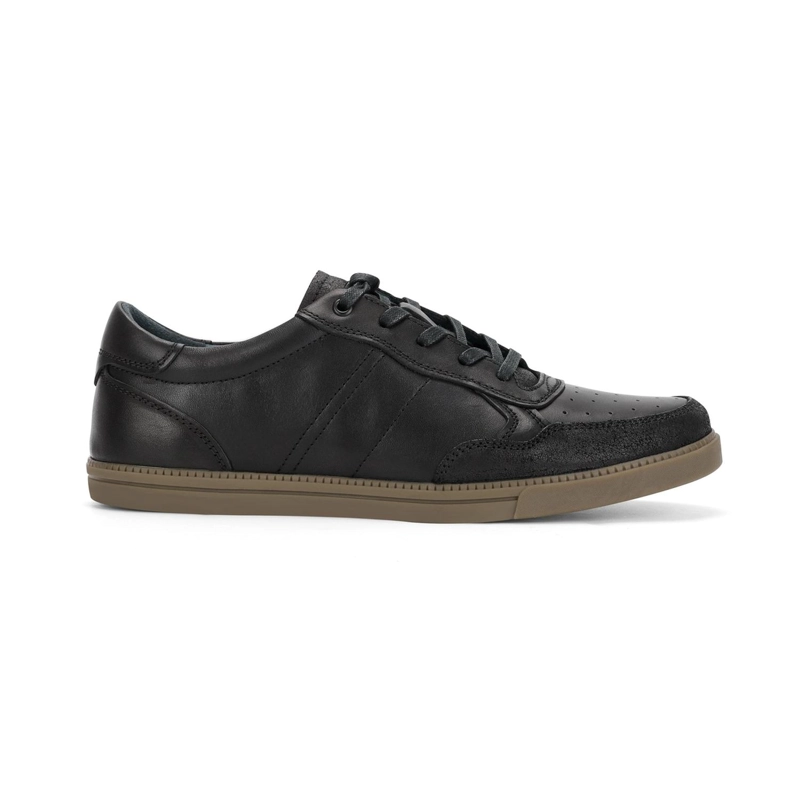 ZAPATILLAS URBANAS HOMBRE CUERO 24 FLEX NEGRO MUELLE CARDINALE - 2