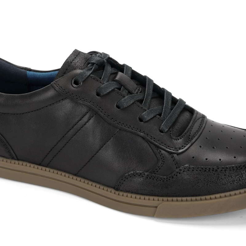 ZAPATILLAS URBANAS HOMBRE CUERO 24 FLEX NEGRO MUELLE CARDINALE - 5