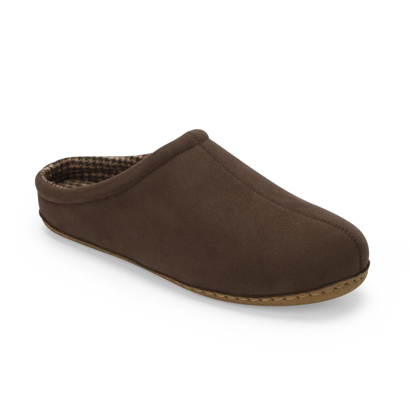 PANTUFLAS HOMBRE TEXTIL CAFE OSCURO HOVEL CARDINALE - 3