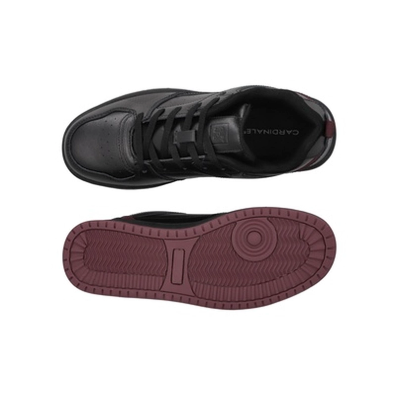 ZAPATOS ZAPATILLAS ESCOLARES HOMBRE CUERO HOBBS-0-01 NEGRO - 3
