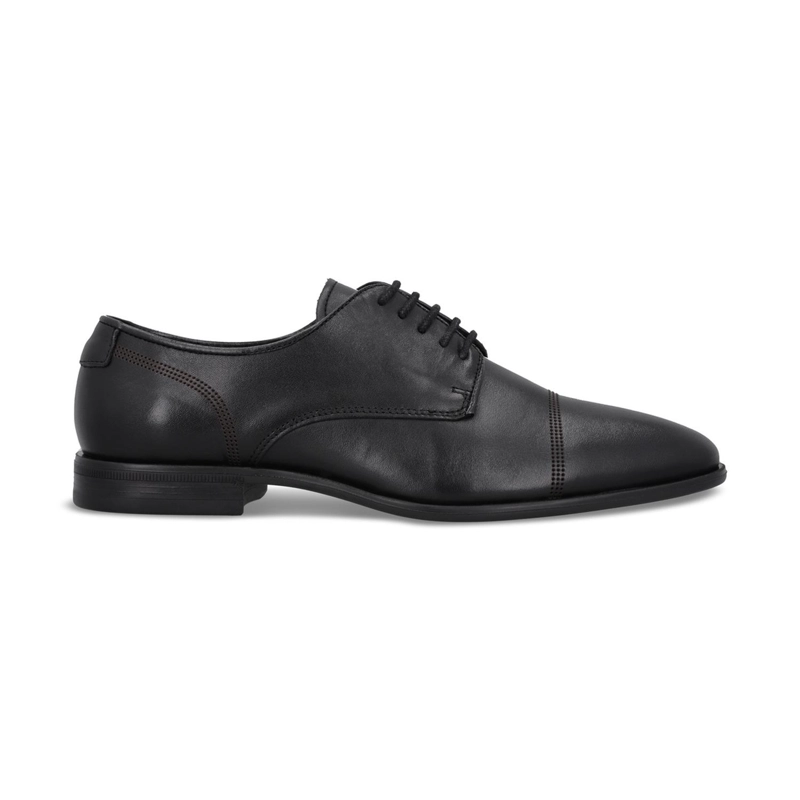 ZAPATOS HOMBRE FORMALES CUERO PORTO-0-90 NEGRO - 2