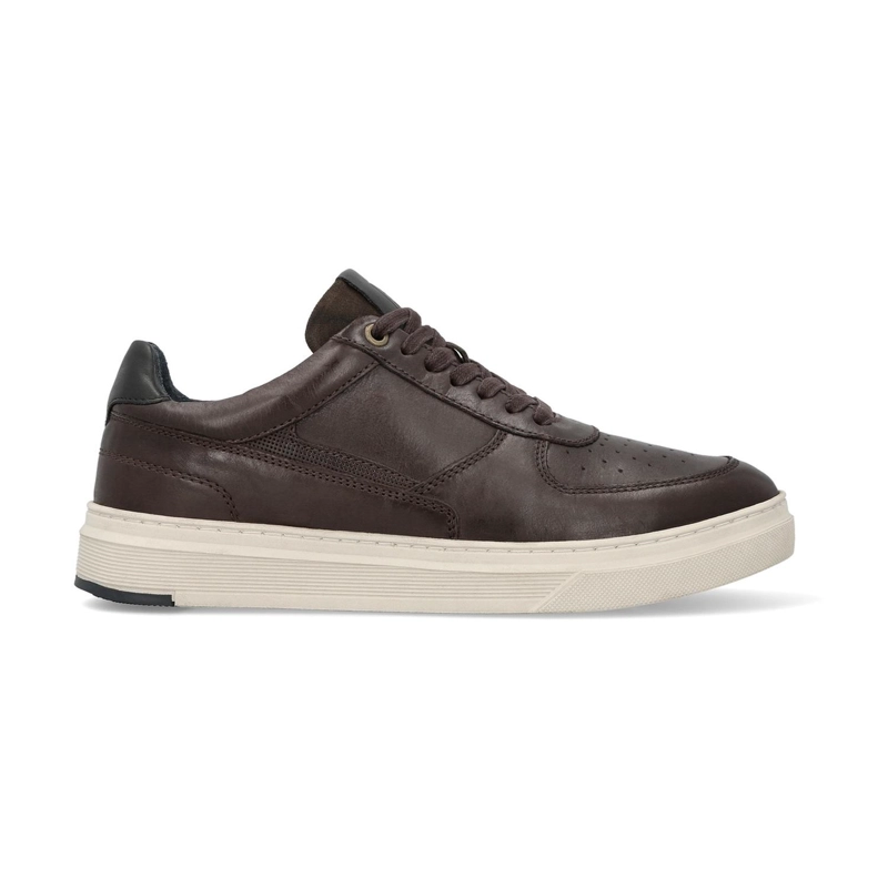 ZAPATILLAS URBANAS HOMBRE CUERO CAFE OSCURO HONORIO CARDINALE - 1