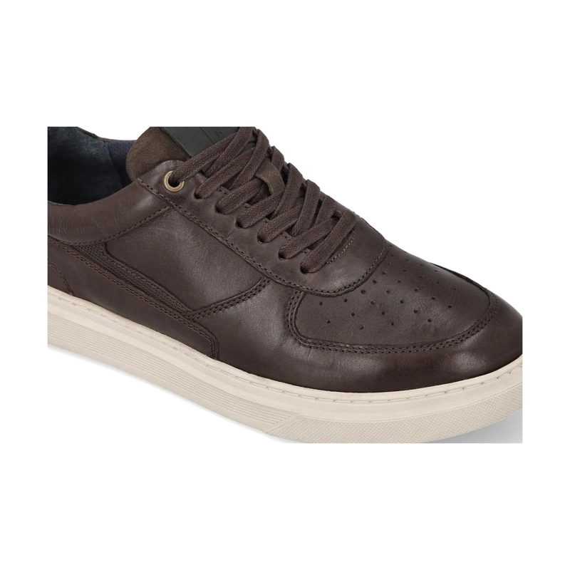 ZAPATILLAS URBANAS HOMBRE CUERO CAFE OSCURO HONORIO CARDINALE - 3