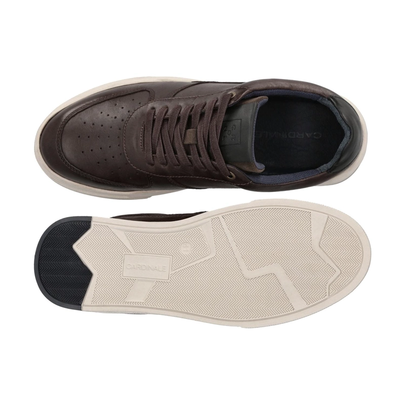 ZAPATILLAS URBANAS HOMBRE CUERO CAFE OSCURO HONORIO CARDINALE - 4