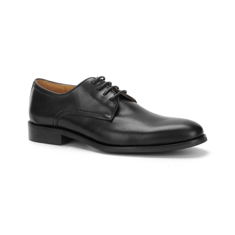 ZAPATO FORMAL HOMBRE CUERO DERBY FORTRESS NEGRO - 1