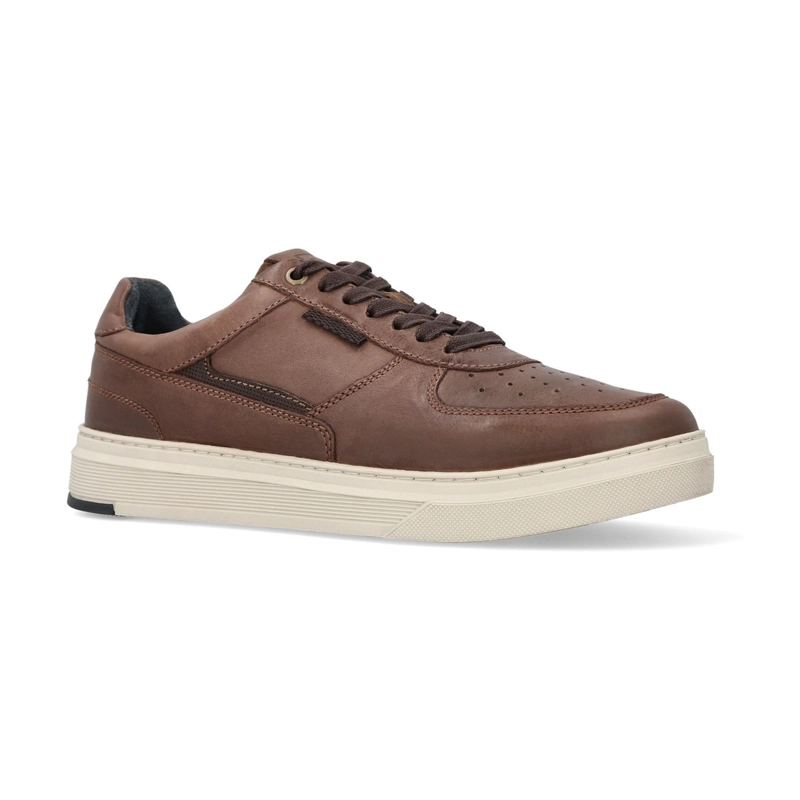 ZAPATILLAS URBANAS HOMBRE CUERO BRANDY HONORIO CARDINALE - 2