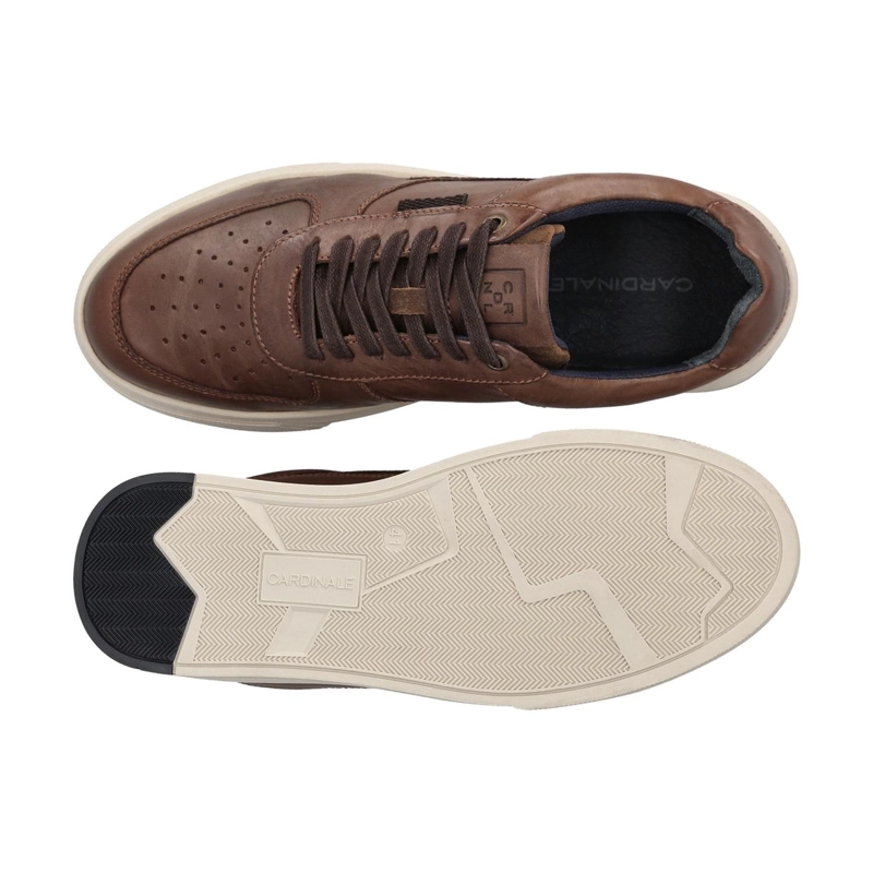 ZAPATILLAS URBANAS HOMBRE CUERO BRANDY HONORIO CARDINALE - 4
