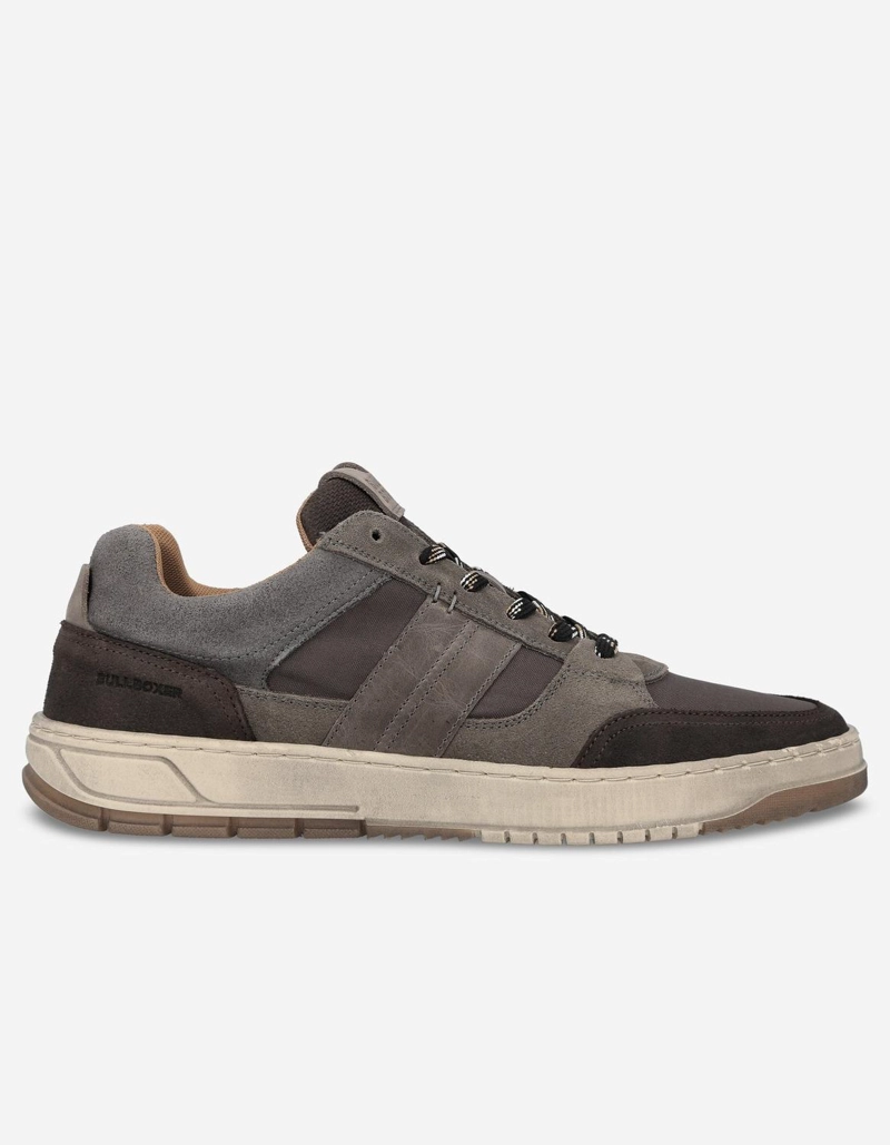 ZAPATILLAS URBANAS HOMBRE CUERO Y TEXTIL LOCHEM GRIS BULLBOXER - 2