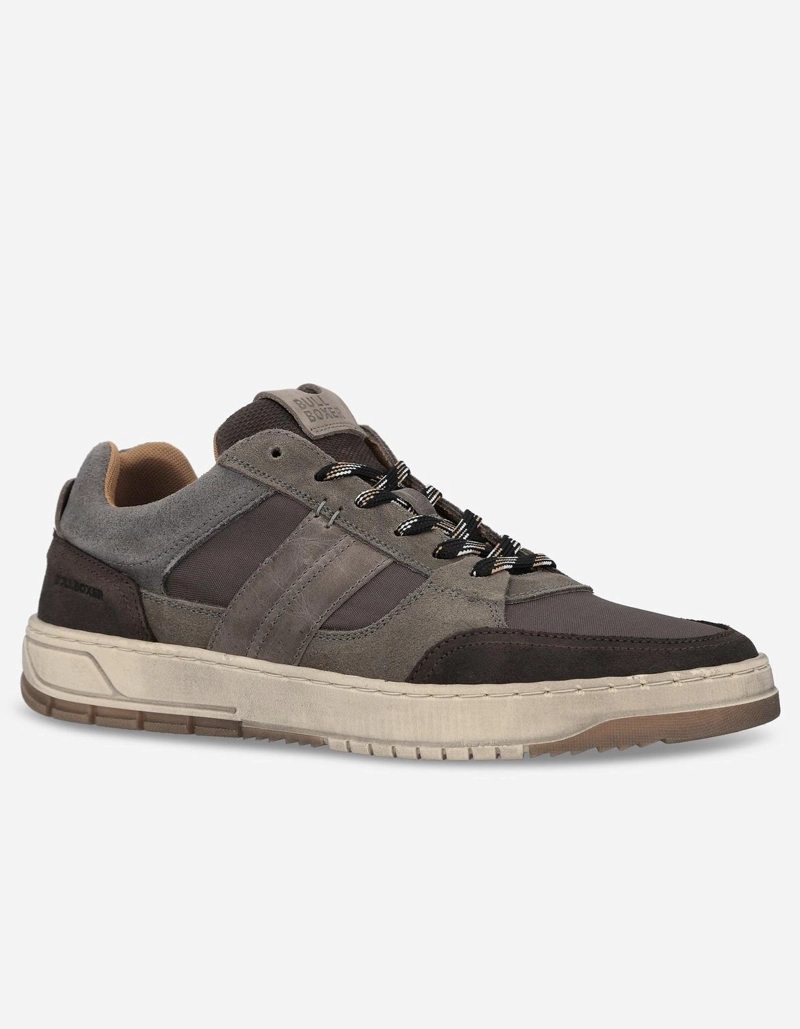 ZAPATILLAS URBANAS HOMBRE CUERO Y TEXTIL LOCHEM GRIS BULLBOXER - 3