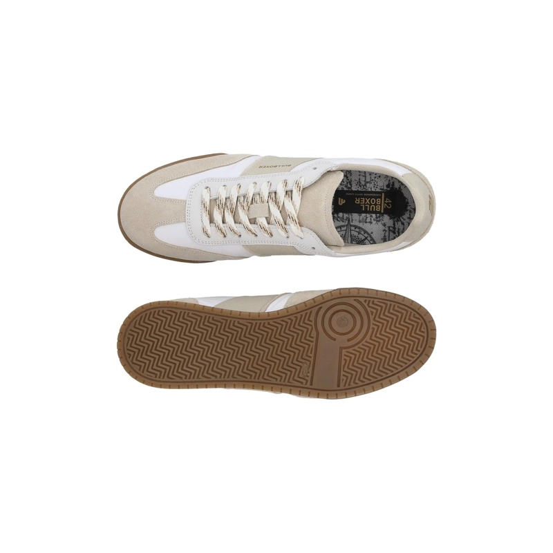 ZAPATILLAS URBANAS HOMBRE CUERO Y TEXTIL DELFT-0-01 BLANCO B BULLBOXER - 3