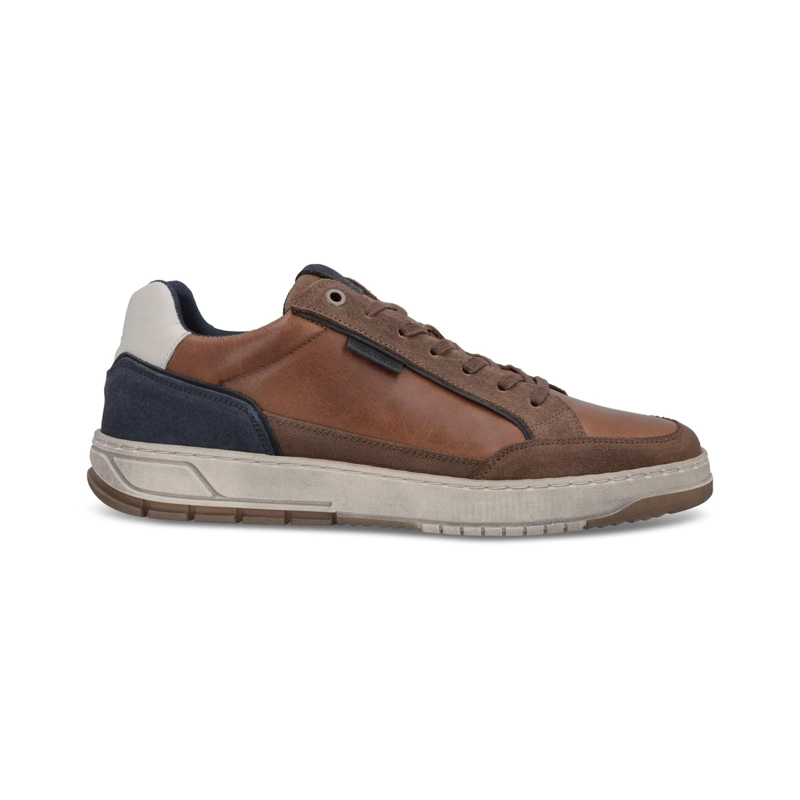 ZAPATILLAS URBANAS HOMBRE CUERO BRANDY AXIS BULLBOXER - 1