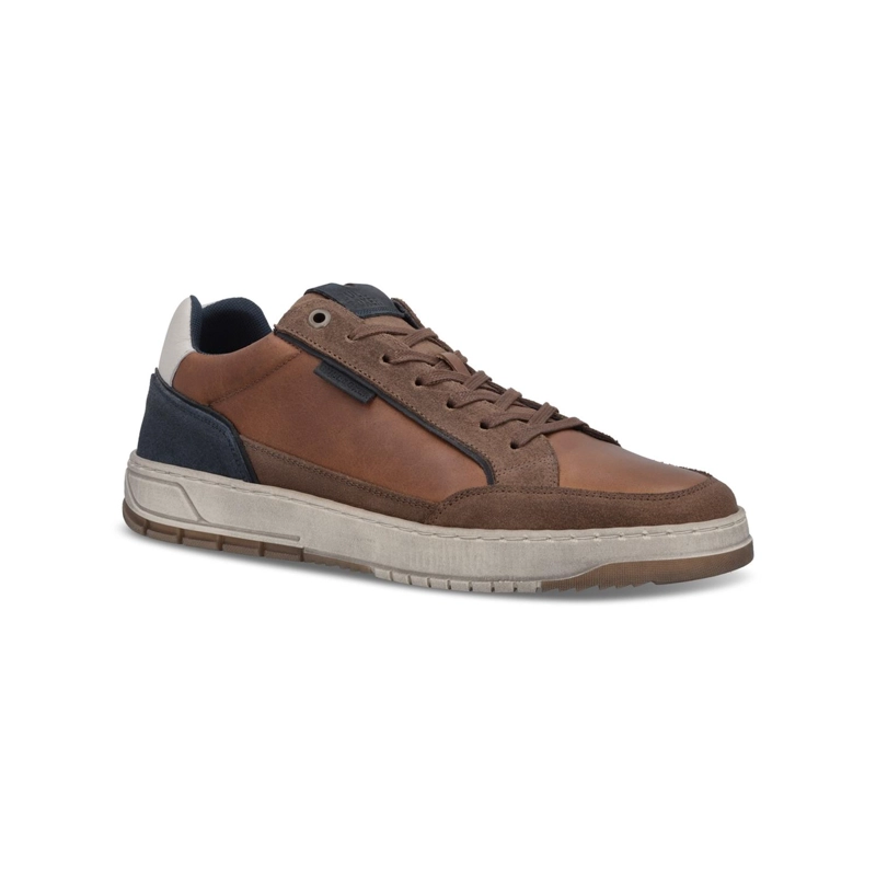 ZAPATILLAS URBANAS HOMBRE CUERO BRANDY AXIS BULLBOXER - 2