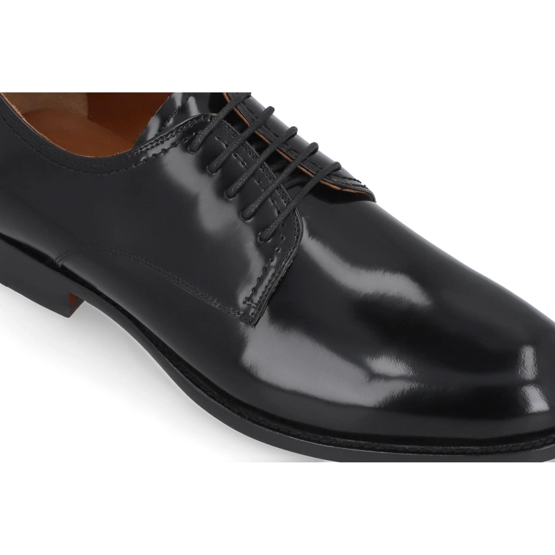 ZAPATOS FORMAL HOMBRE SUELA CUERO WINSOR-0-01 NEGRO - 4
