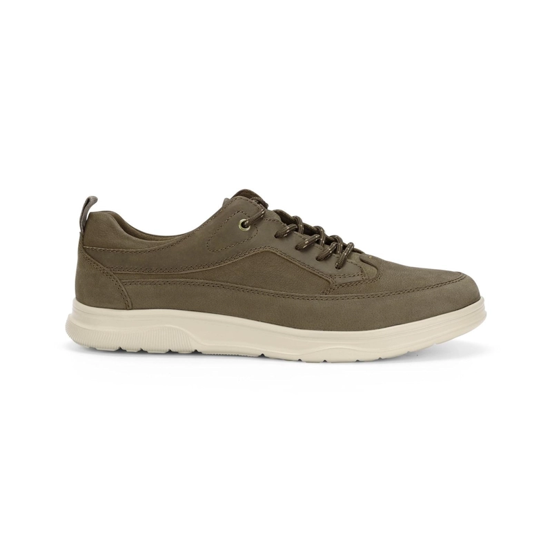 ZAPATILLA URBANA HOMBRE CUERO X-LIGHT WALLCOURT TAUPE PLANTA LIVIANA CARDINALE - 3
