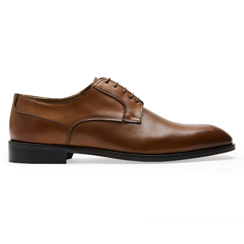 ZAPATOS FORMALES HOMBRE SUELA CUERO MAGNO MONTENAPOLEONE-0-10 BRANDY - 2